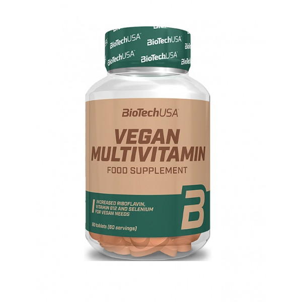 Vegan Multivitamin 60 tabletta - Biotech USA