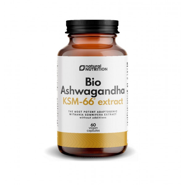 Bio Ashwagandha KSM-66 60 kapszula - Natural nutrition