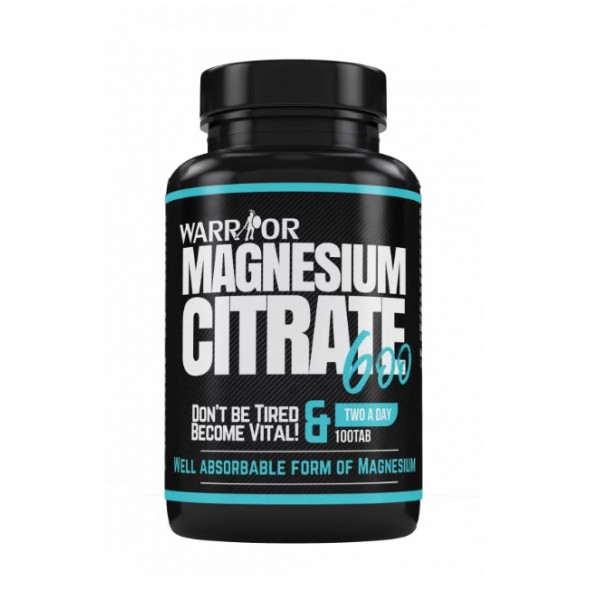 Magnesium Citrate 600 - 100 tabletta - Warrior