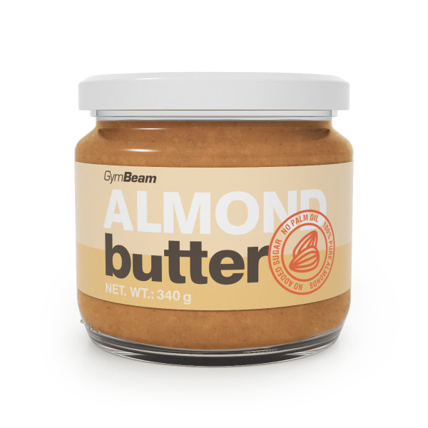 100% Almond Butter jemné mandle 340 g - GymBeam