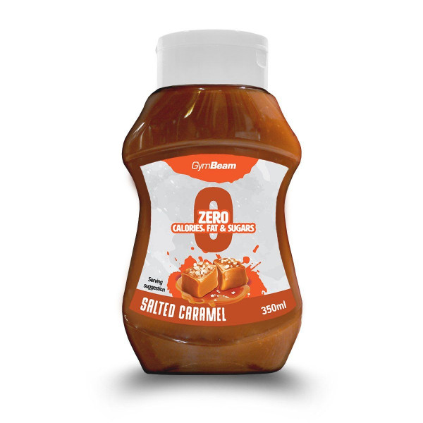 Bezkalorický sirup Salted Caramel 350 ml - GymBeam