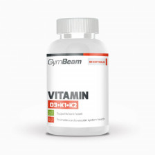 Vitamín D3+K1+K2 120 kapszula - GymBeam