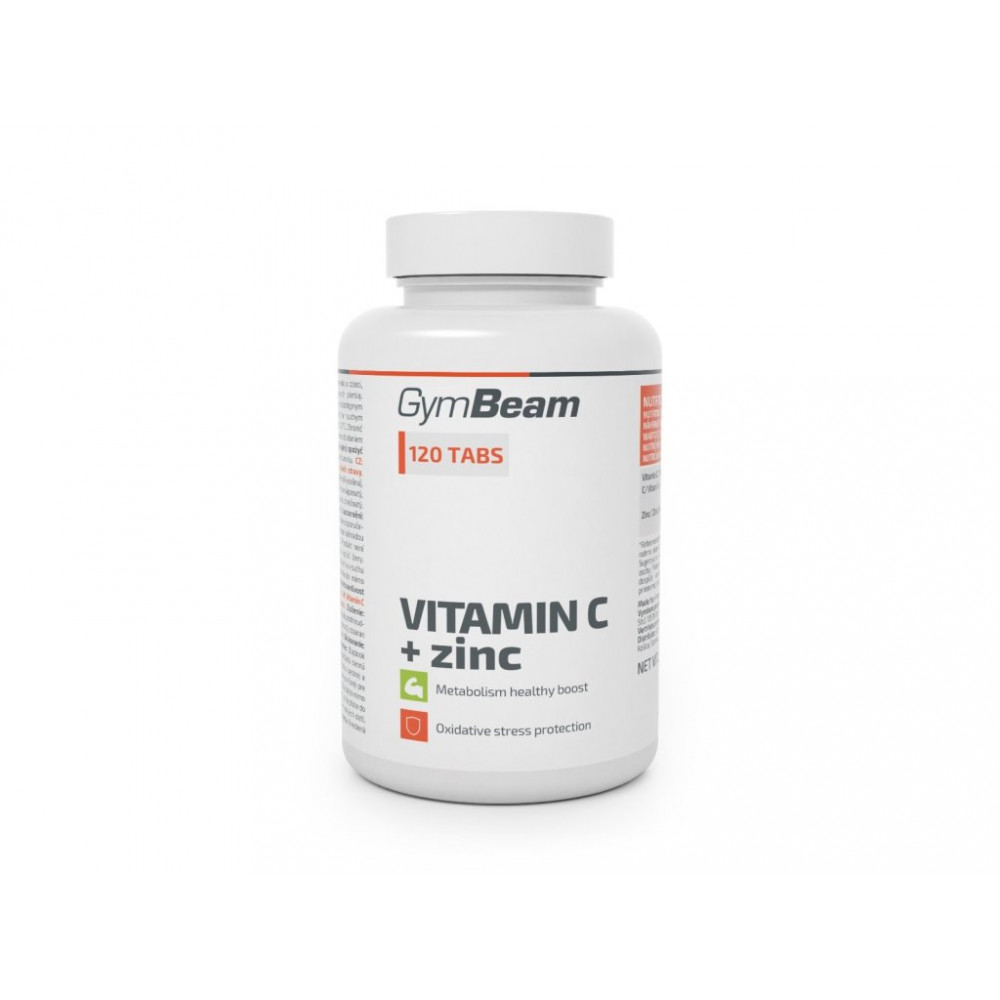 Vitamin C + zinok 120 tabletta - GymBeam