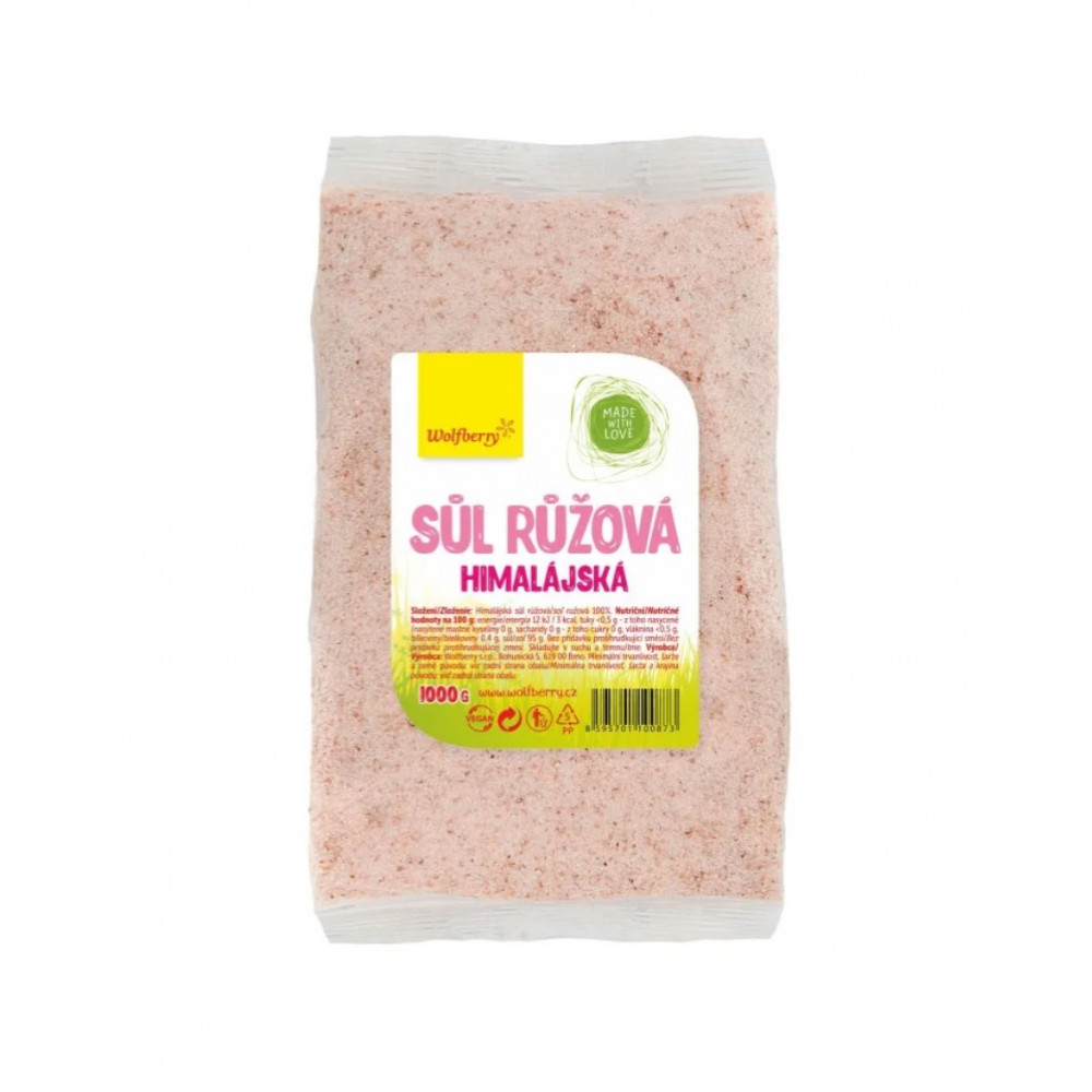 Himalájai rózsaszín só 1000 g - Wolfberry