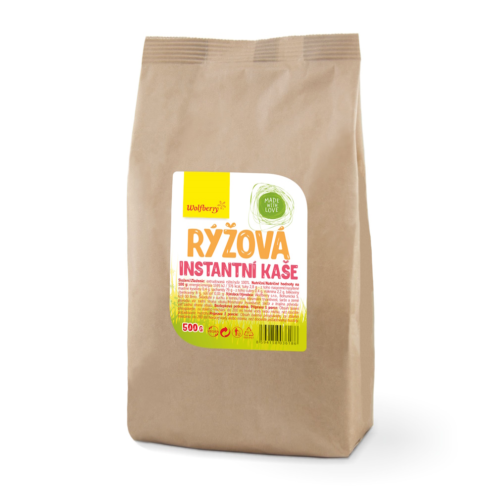 Instant rizskása 500 g - Wolfberry